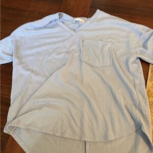 Altar'd State Blue Short Sleeve Tee